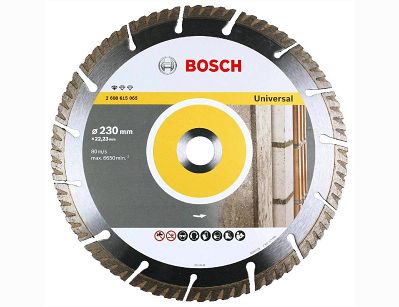 Tarcza diamentowa 230 mm BOSCH (beton, cegła, klinkier)