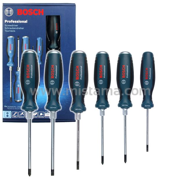 Zestaw 6 wkrętaków ręcznych śrubokrętów BOSCH
