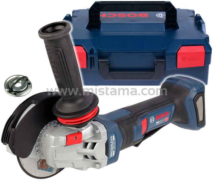 Szlifierka kątowa GWS 18V-11 PS BOSCH L-BOXX z obrotową rękojeścią (korpus)