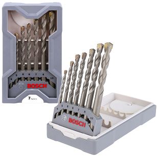 Wiertła do betonu, cegły i kamienia 7 sztuk 4-10mm X-LINE BOSCH