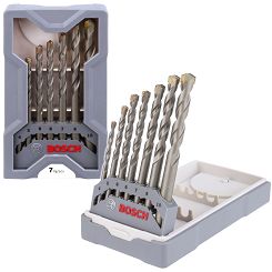 Wiertła do betonu, cegły i kamienia 7 sztuk 4-10mm X-LINE BOSCH