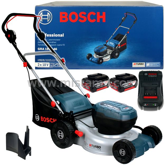 Kosiarka akumulatorowa 46cm 2x18V (36V) GRA 18V2-46 BOSCH 2x5,0Ah