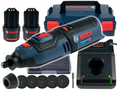 Narzędzie wysokoobrotowe GRO 12V-35 BOSCH 2x2,0Ah L-BOXX
