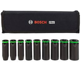 Zestaw 9 nasadek udarowych 10-27 mm 1/2" PRO IMPACT SOCKET DEEP SET BOSCH