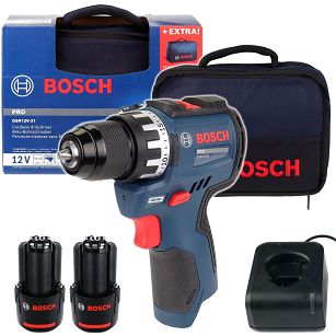 Wkrętarka 31Nm GSR 12V-31 BOSCH 2x2,0Ah + torba