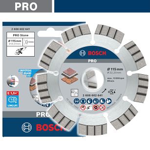 Tarcza diamentowa 115 mm BOSCH (gres, beton zbrojony)