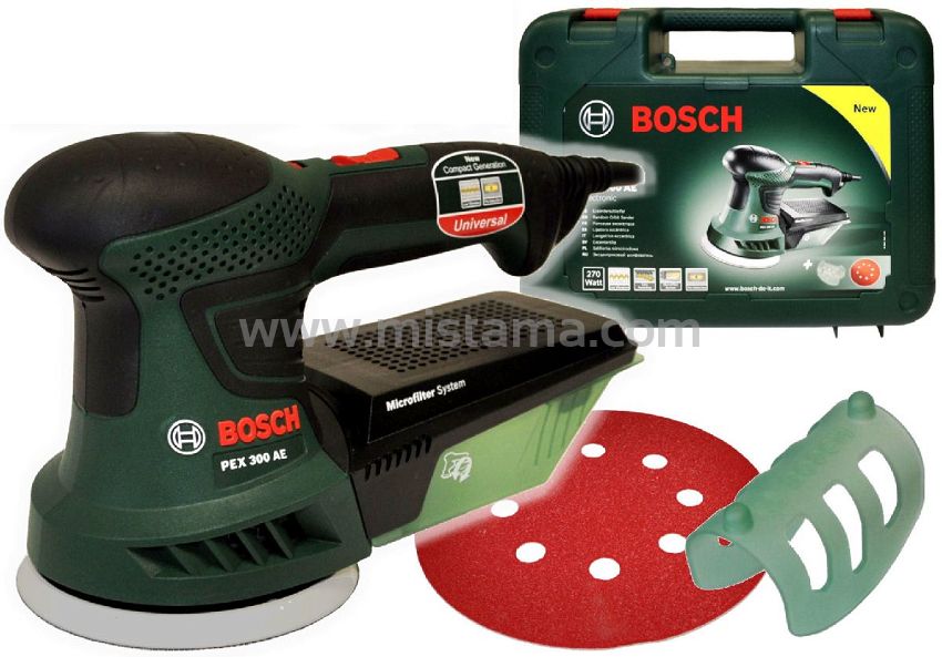 Szlifierka mimośrodowa PEX 300 AE BOSCH + walizka