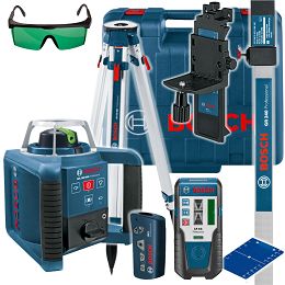 Laser GRL 300 HVG BOSCH + walizka + LR1G + łata + statyw