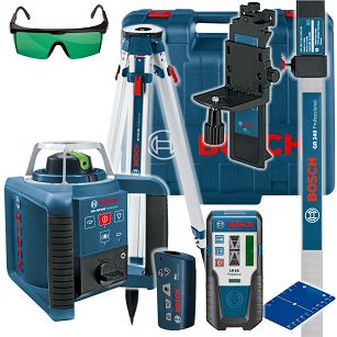 Laser GRL 300 HVG BOSCH + walizka + LR1G + łata + statyw