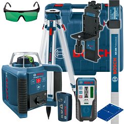 Laser GRL 300 HVG BOSCH + walizka + LR1G + łata + statyw