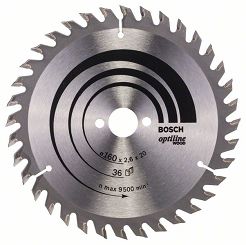 Tarcza pilarska 160/20mm Optiline Wood BOSCH (36 zębów)