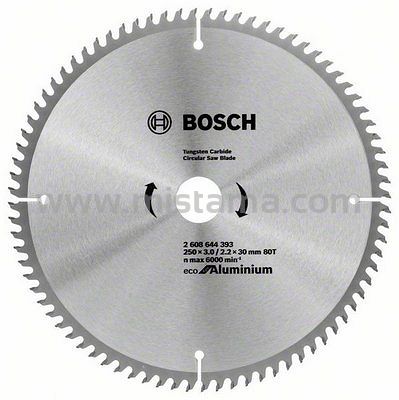 Tarcza pilarska 250/30mm Eco for Aluminium BOSCH (80 zębów)