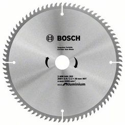 Tarcza pilarska 250/30mm Eco for Aluminium BOSCH (80 zębów)