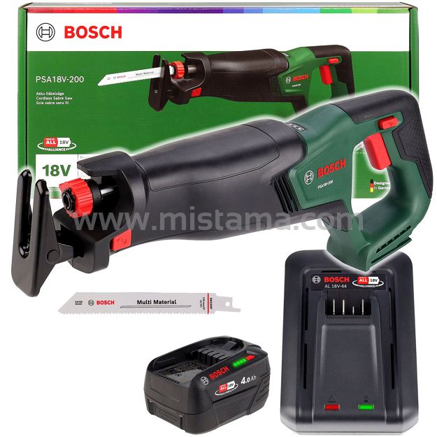 Piła szablasta PSA 18V-200 BOSCH 1x4,0Ah