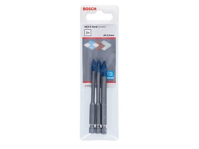 Zestaw 3 wierteł do ceramiki i dachówki HEX-9 BOSCH 