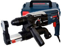 Młotowiertarka GBH 2-28 F BOSCH L-BOXX + odsysacz GDE 16 Plus