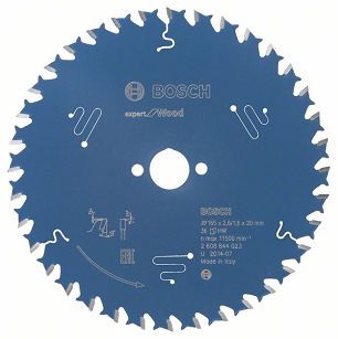 Tarcza pilarska 165/20mm Expert for Wood BOSCH (36 zębów)