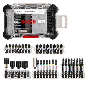 Zestaw 36 bitów i końcówek Impact Control BOSCH PRO