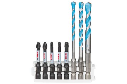 Zestaw 5 bitów i 3 wierteł do wszystkiego IMPACT CONTROL BOSCH
