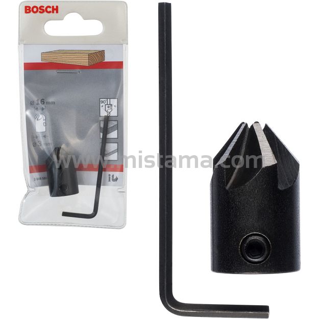 BOSCH Nasadzany pogłębiacz otworów nawiertak 3 / 16 mm do drewna