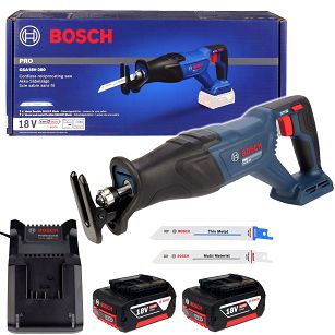 Piła szablasta GSA 18V-280 BOSCH 2x5,0Ah