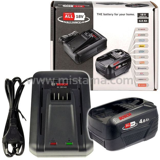 Zestaw ładowarka AL 18V-44 + akumulator PBA 4,0Ah BOSCH