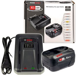 Zestaw ładowarka AL 18V-44 + akumulator PBA 4,0Ah BOSCH
