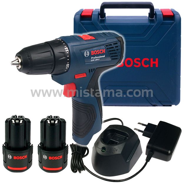 Wkrętarka GSR 120-LI BOSCH 2x2,0Ah + walizka