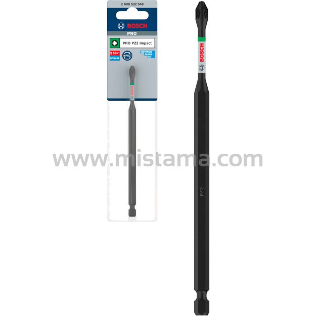 Klinga bit PZ2 150 mm IMPACT BOSCH PRO
