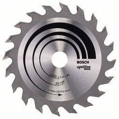 Tarcza pilarska 140/20mm Optiline Wood BOSCH (20 zębów)