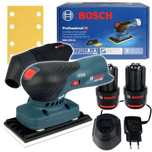 Szlifierka oscylacyjna GSS 12V-13 BOSCH 2x2,0Ah