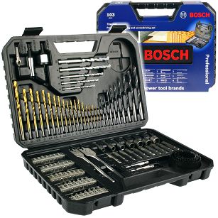 Zestaw 103szt. wierteł i końcówek BOSCH