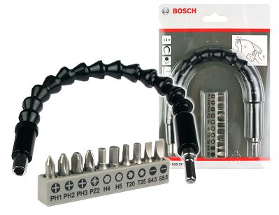 Zestaw 10 bitów z elastyczną przedłużką BOSCH