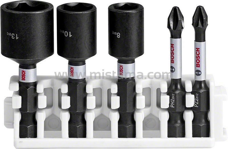 Zestaw 5 nasadek i końcówek Impact Control BOSCH