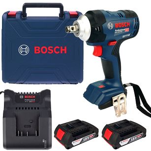 Klucz udarowy GDS 18V-400 BOSCH 2x2,0Ah + walizka