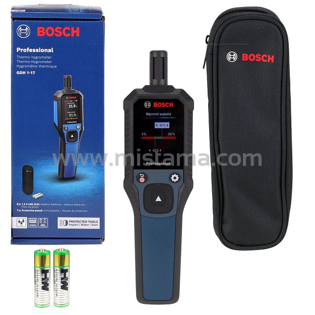 Cyfrowy miernik temperatury i wilgotności termohigrometr GDH 1-17 BOSCH