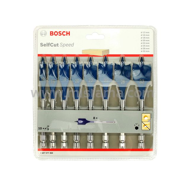 Zestaw 8 wierteł do drewna SELF CUT BOSCH