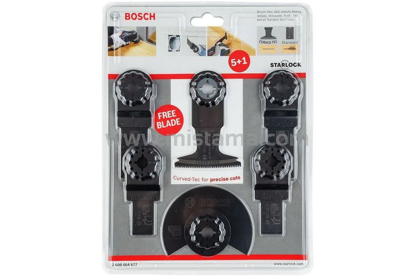 Zestaw 6 sztuk osprzętu do GOP/PMF BOSCH STARLOCK