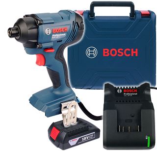 Zakrętarka udarowa 160Nm GDR 18V-160 BOSCH 1x2,0Ah + walizka