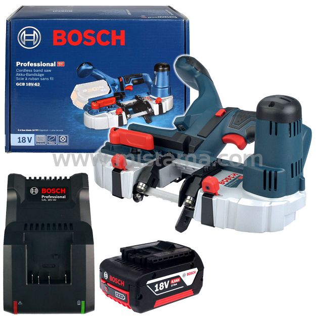 Pilarka taśmowa akumulatorowa GCB 18V-63 BOSCH 1x4,0Ah