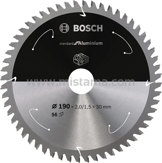 Tarcza pilarska 190/30mm Standard for Aluminium BOSCH (56 zębów) do pilarek aku