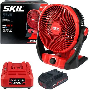 Duży wentylator akumulatorowy 20V / USB-C 3164 SKIL bezszczotkowy 1x2,0Ah