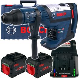 Akumulatorowy młot GBH 18V-45 C BOSCH 2x12,0Ah