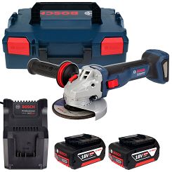 Szlifierka kątowa GWS 18V-11 BOSCH L-BOXX 2x5,0Ah