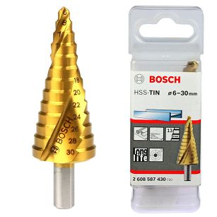 Wiertło stopniowe 6-30 mm HSS-TiN BOSCH