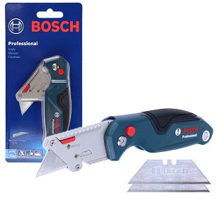 Nóż składany z ostrzem trapezowym SK5 BOSCH Professional + 3 ostrza