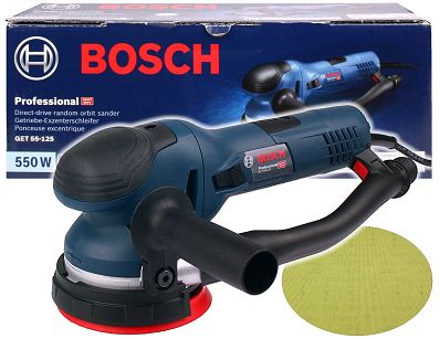 Szlifierka mimośrodowa 550W GET 55-125 BOSCH