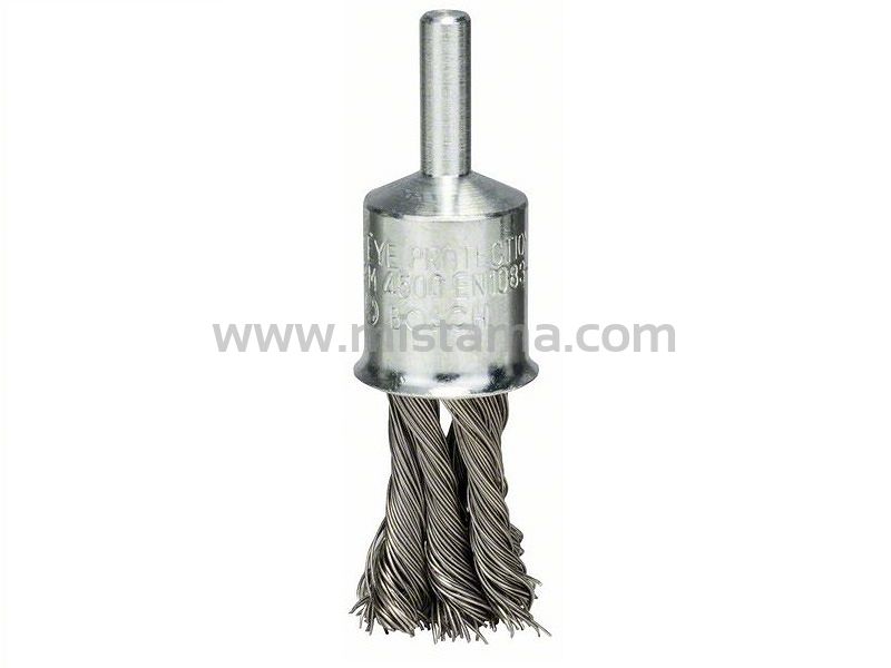 Szczotka pędzelkowa pleciona 19mm BOSCH (do stali nierdzewnej)