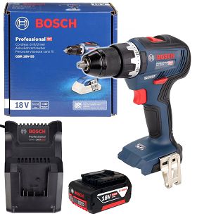 Wkrętarka 55Nm GSR 18V-55 BOSCH 1x5,0Ah