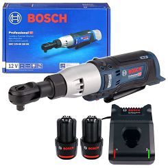 Kątowy klucz grzechotkowy 3/8" GRC 12V-60 SN BOSCH 2x2,0Ah
